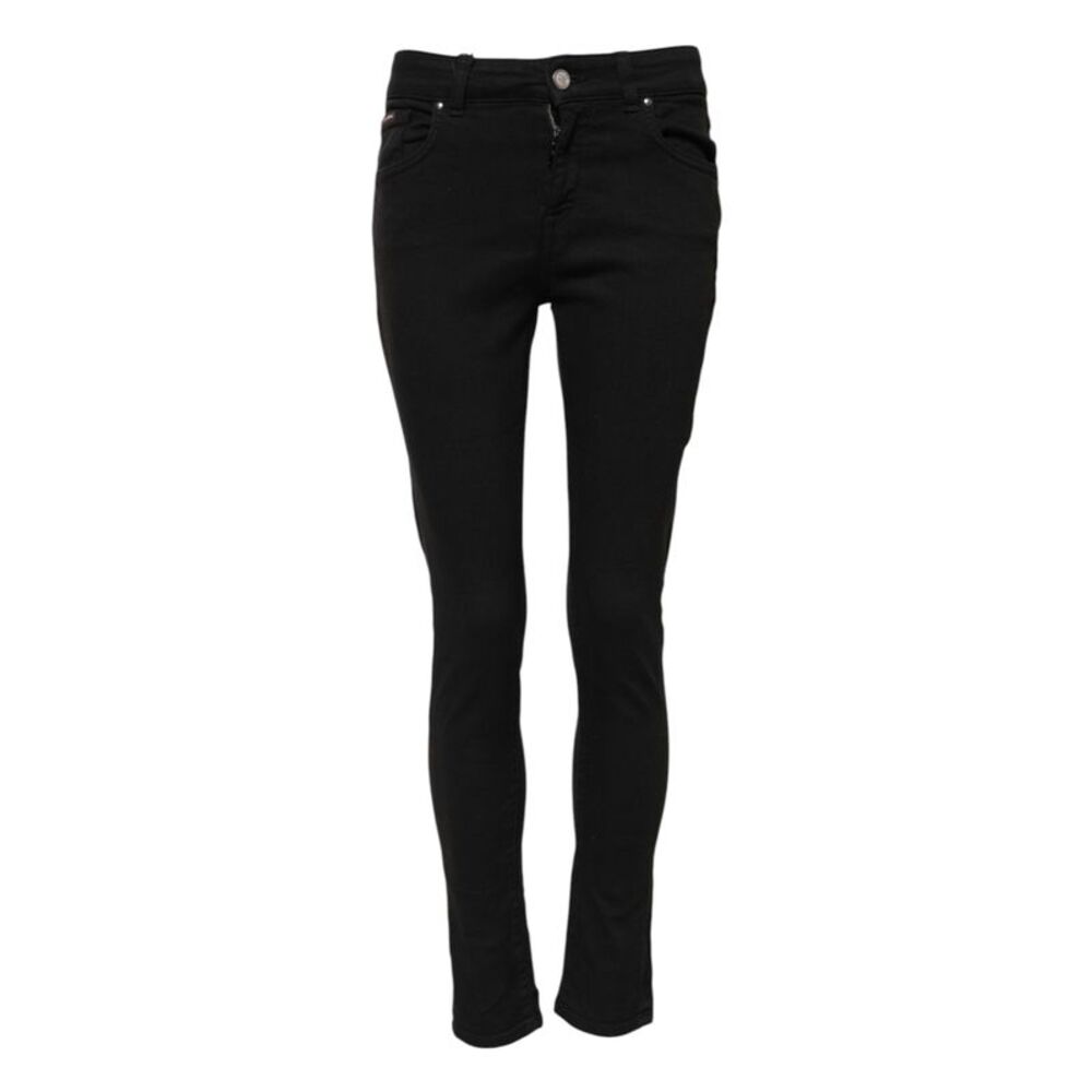 Dolce & Gabbana Black Cotton Casual Skinny Denim Women's Jeans